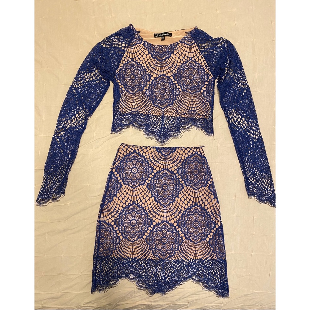 For Love & Lemons Two Piece Skirt Set